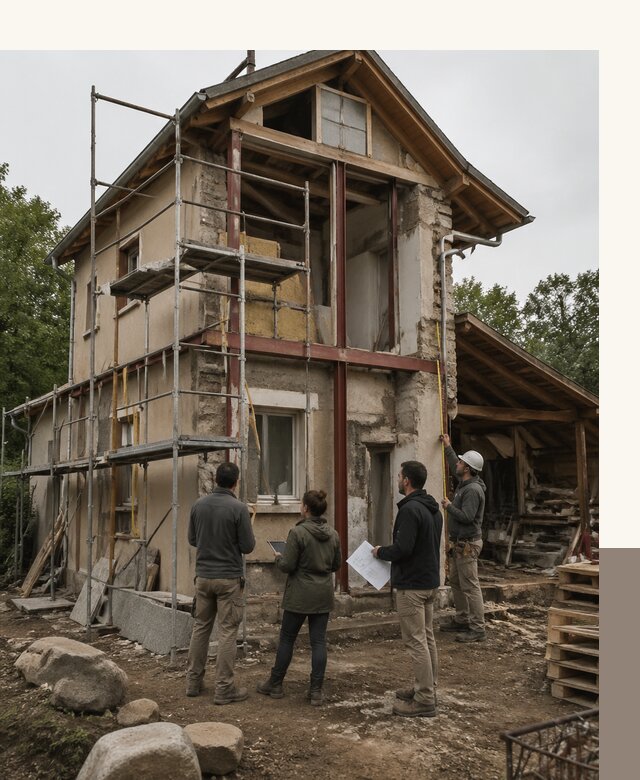 Реконструкция загородного дома под ключ в Устях-Лабинске от бюро