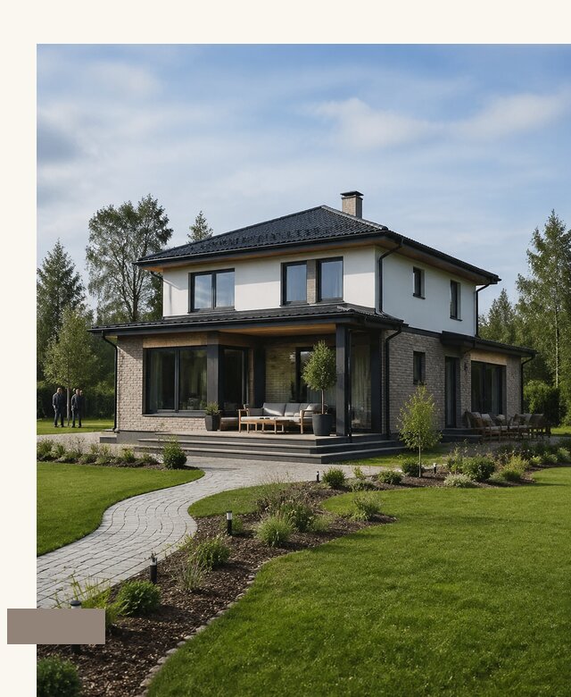 Дом 9 на 9 3 спальни проект в Устях-Лабинске по цене 35756 руб А3дПро-Улб